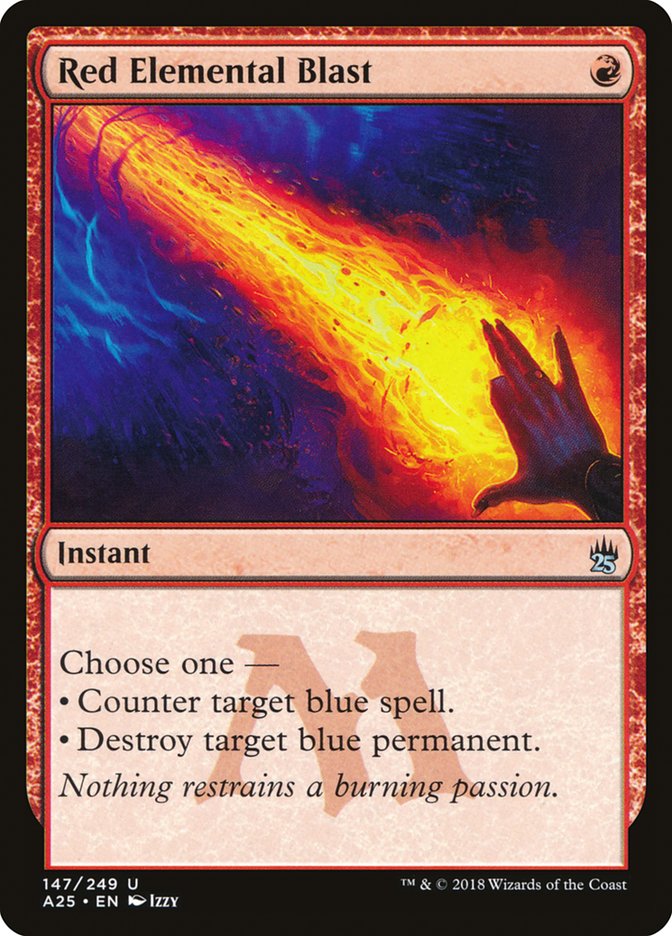 Red Elemental Blast 147/249 (Masters 25)  | Good Games Morley