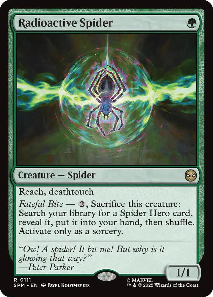 Radioactive Spider 111/198 (Marvel's Spider-Man)  - Foil | Good Games Morley
