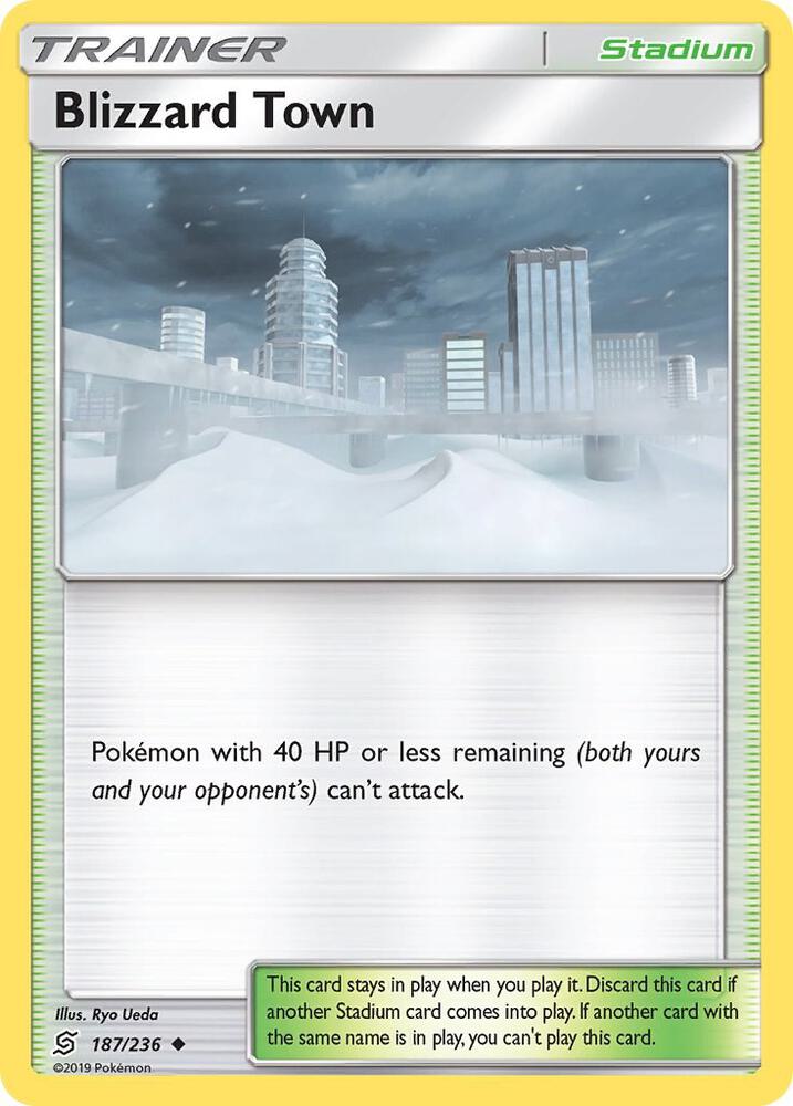 Blizzard Town 187/236 (SM - Unified Minds)  | Good Games Morley