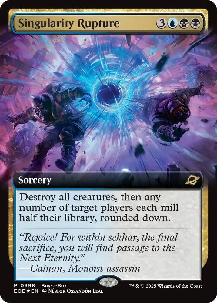 Singularity Rupture Extended Art 398/276 (Buy-A-Box Promos)  - Foil | Good Games Morley