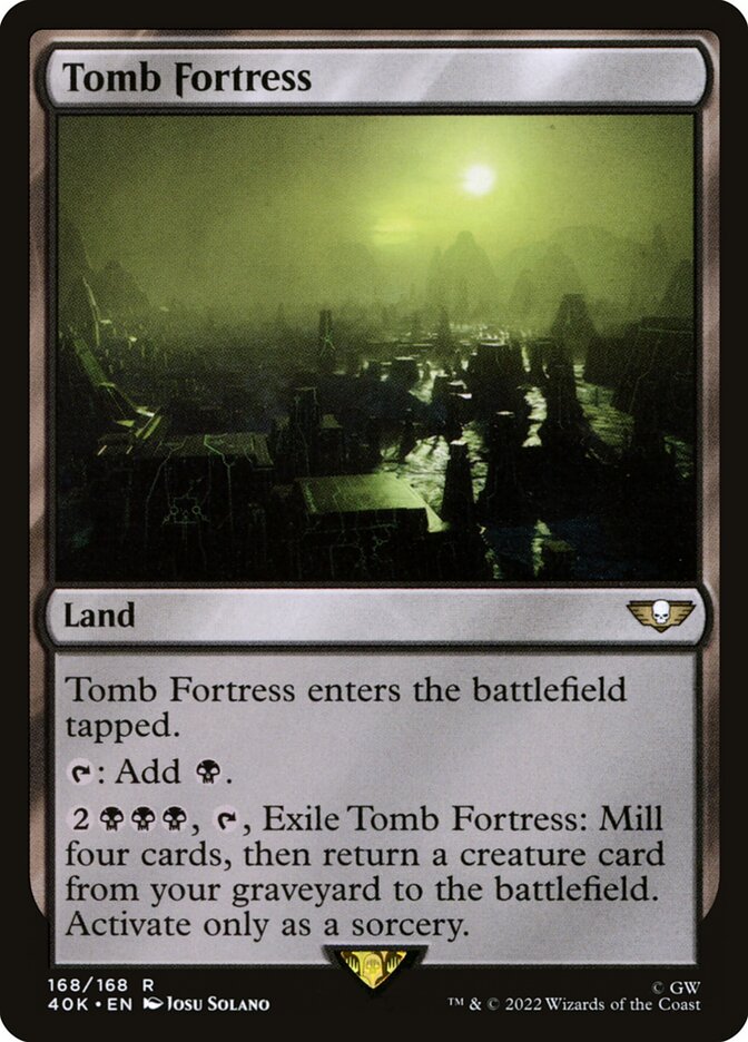 Tomb Fortress 168/617 (Universes Beyond: Warhammer 40,000)  | Good Games Morley