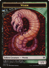 Zombie // Worm Double-Sided Token [Commander 2016 Tokens] | Good Games Morley