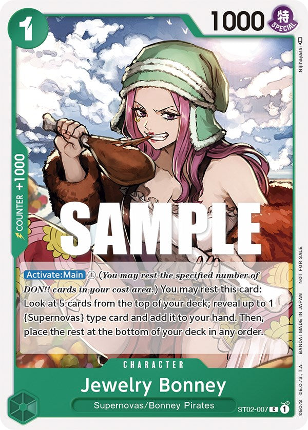 Jewelry Bonney (Tournament Pack Vol. 3) [Participant] [One Piece Promotion Cards] | Good Games Morley