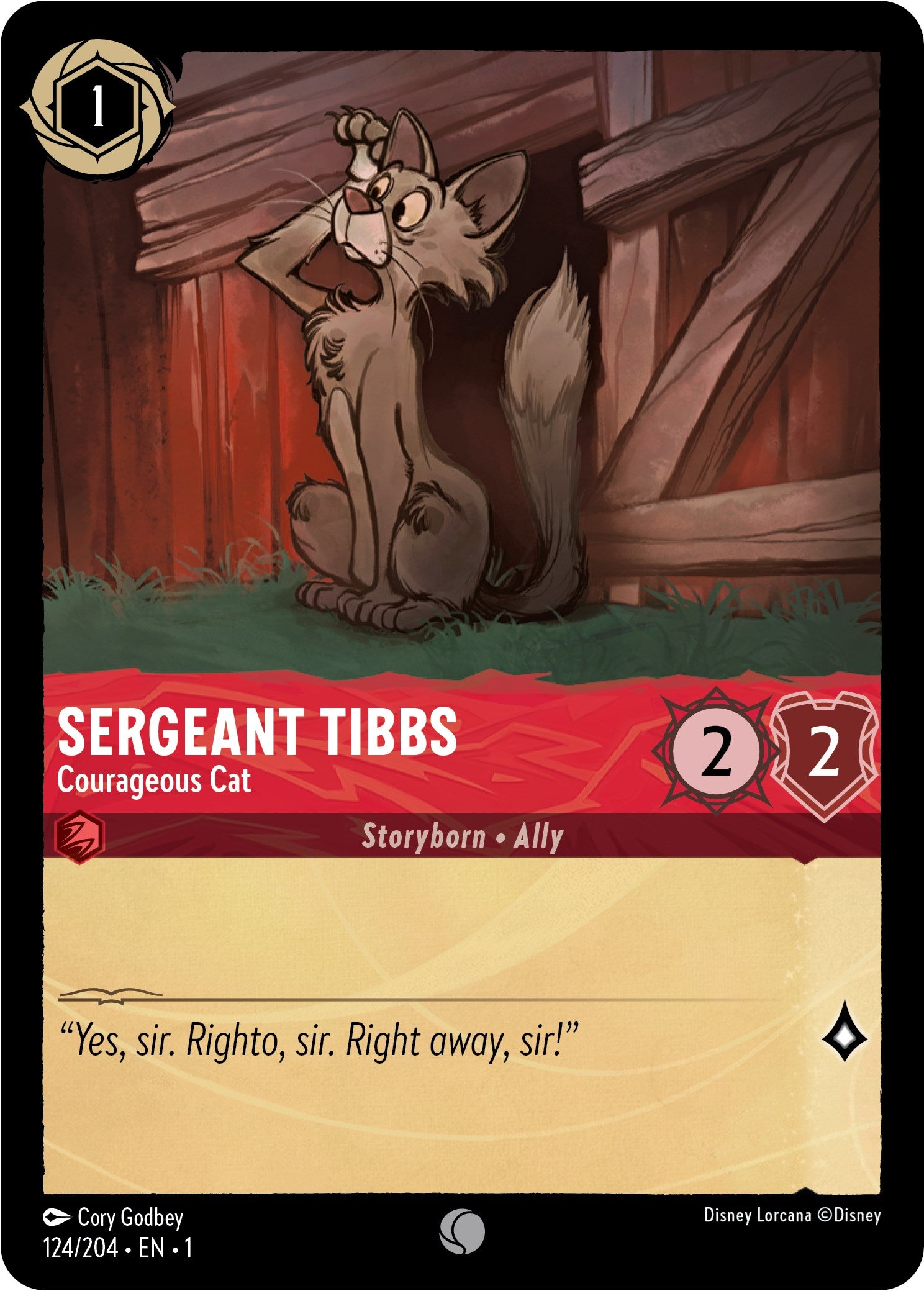 Sergeant Tibbs - Courageous Cat (124/204) [The First Chapter] | Good Games Morley