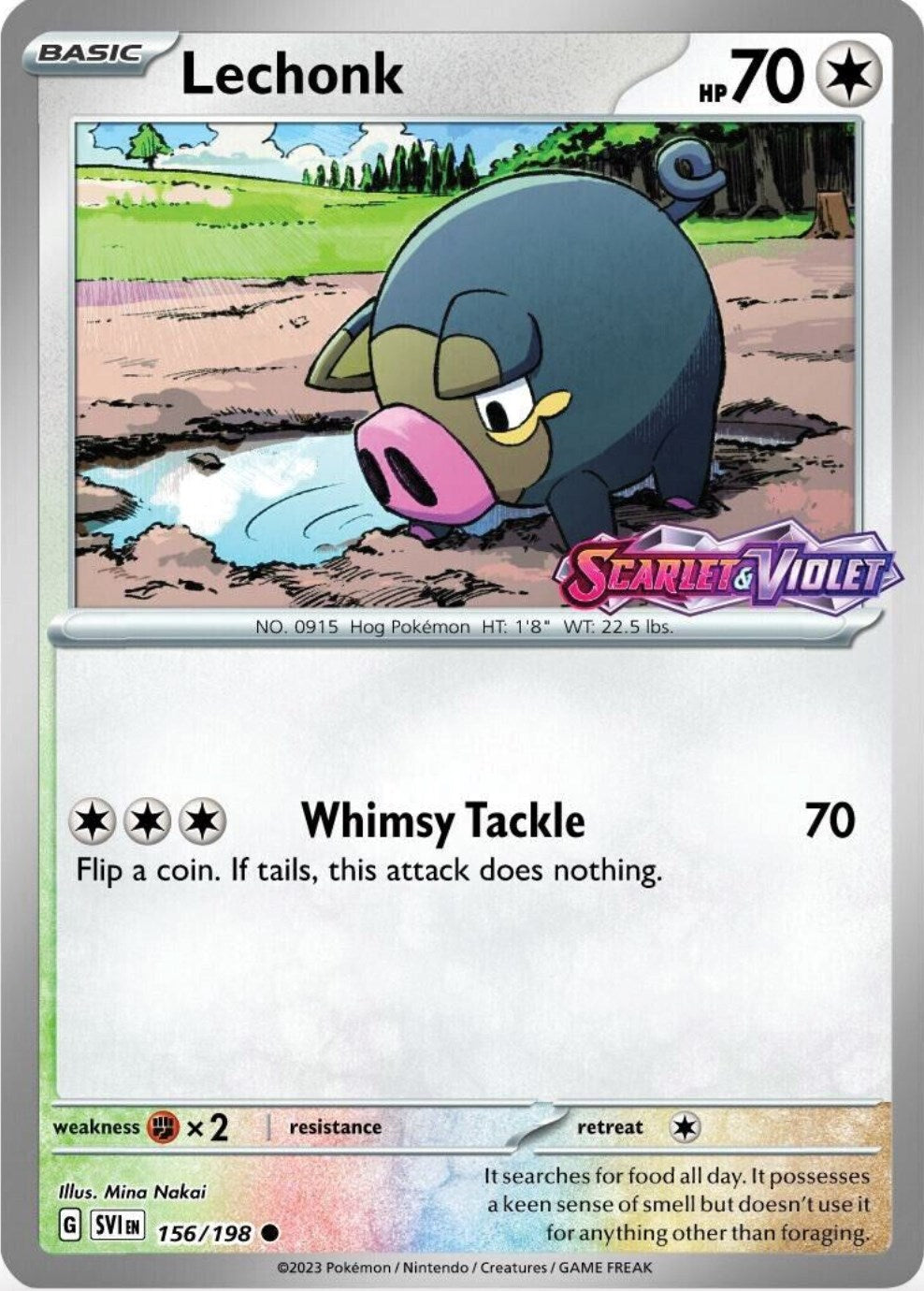 Lechonk (156/198) (Best Buy Promo) [Scarlet & Violet: Base Set] | Good Games Morley