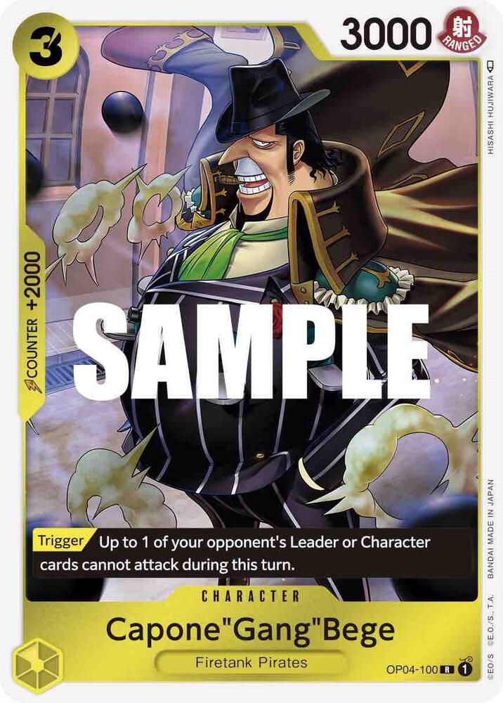 Capone"Gang"Bege OP04-100 (Kingdoms of Intrigue)  - Foil | Good Games Morley