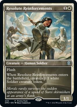 Resolute Reinforcements 430 (Promo Pack: Dominaria United)  | Good Games Morley