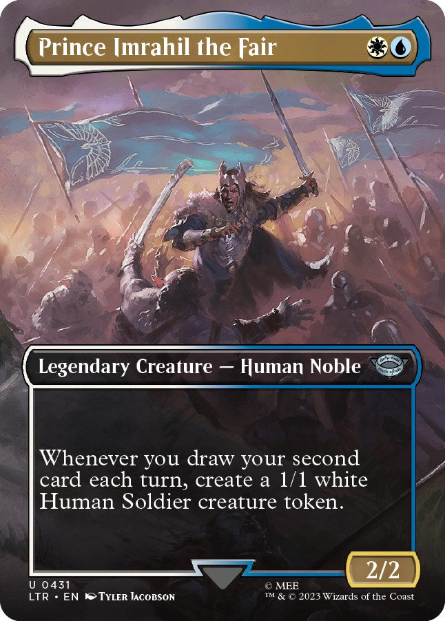 Prince Imrahil the Fair (Borderless Alternate Art) [The Lord of the Rings: Tales of Middle-Earth] | Good Games Morley