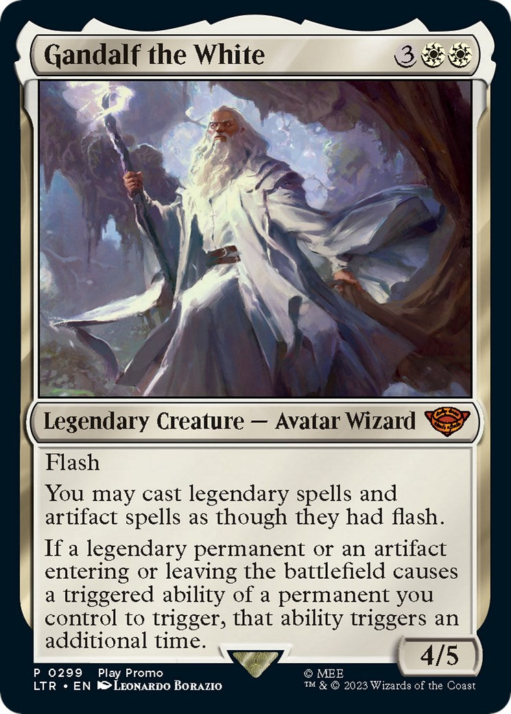 Gandalf the White (Play Promo) [The Lord of the Rings: Tales of Middle-Earth] | Good Games Morley