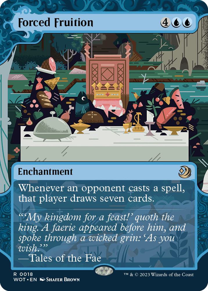 Forced Fruition 18/63 (Wilds of Eldraine: Enchanting Tales)  - Showcase | Good Games Morley