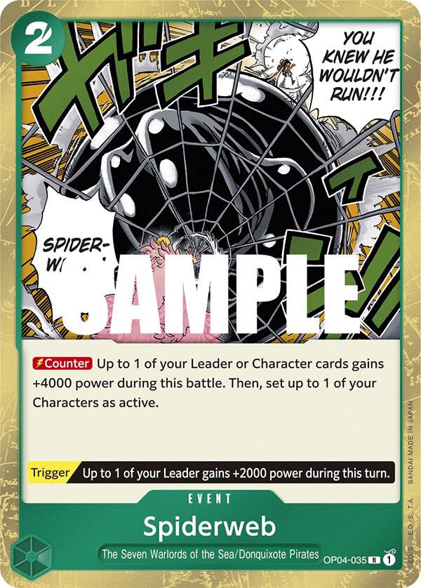 Spiderweb OP04-035 (Kingdoms of Intrigue)  - Foil | Good Games Morley