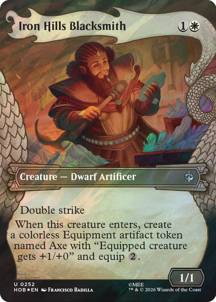 Iron Hills Blacksmith (Showcase) (Surge Foil) [The Hobbit] | Good Games Morley