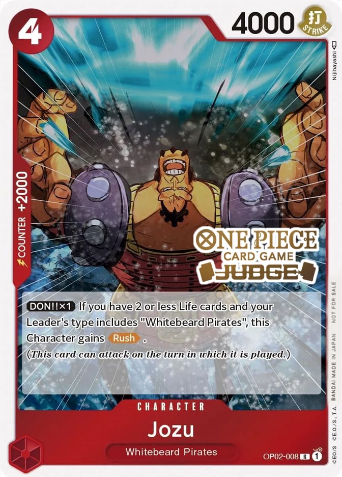 Jozu (Judge) [One Piece Promotion Cards] | Good Games Morley