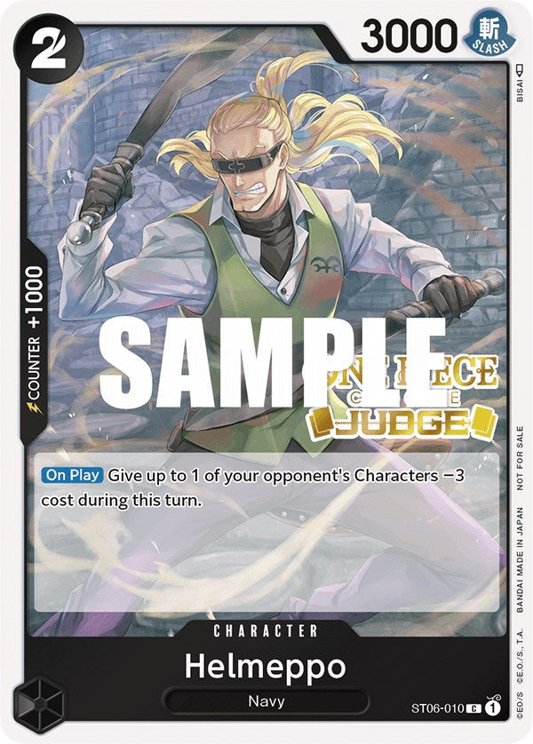Helmeppo (Judge) [One Piece Promotion Cards] | Good Games Morley