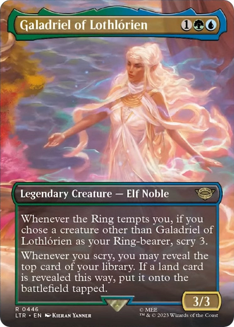 Galadriel of Lothlorien (Borderless Alternate Art) [The Lord of the Rings: Tales of Middle-Earth] | Good Games Morley