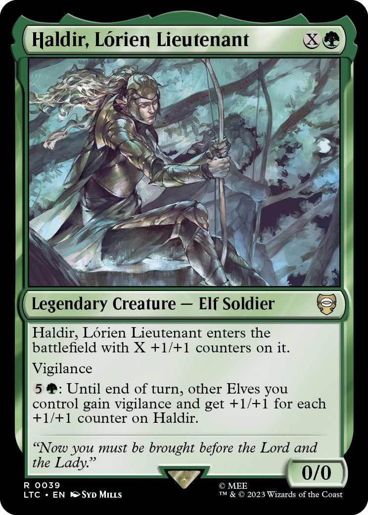 Haldir, Lorien Lieutenant [The Lord of the Rings: Tales of Middle-Earth Commander] | Good Games Morley