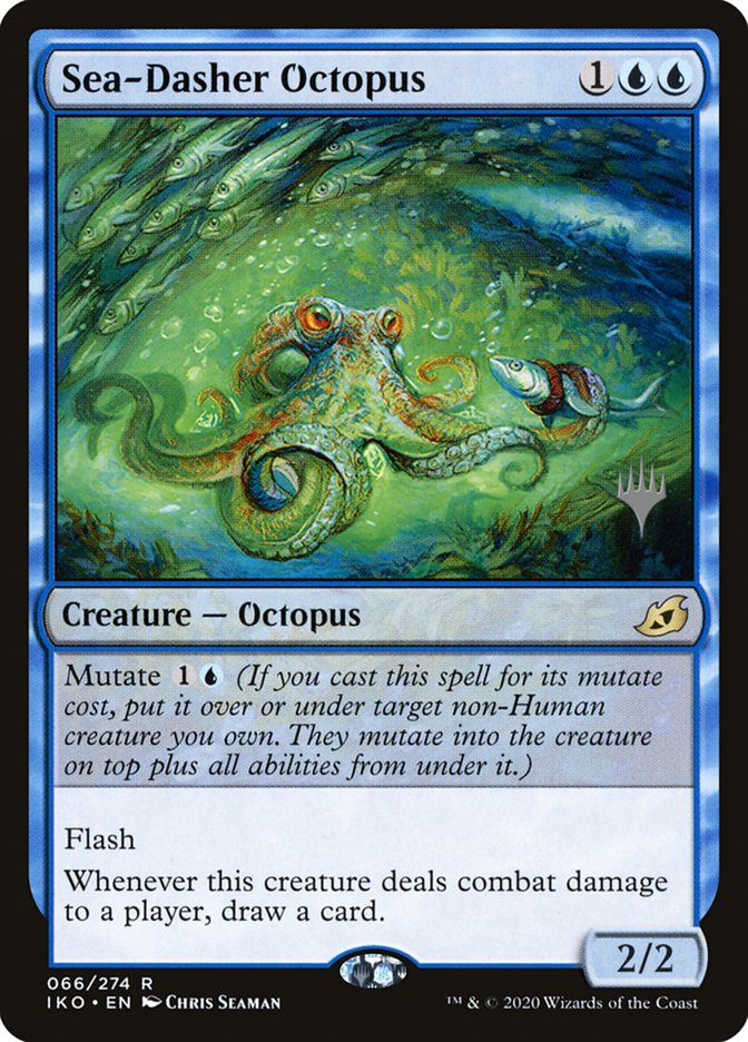 Sea-Dasher Octopus (Promo Pack) [Ikoria: Lair of Behemoths Promos] | Good Games Morley