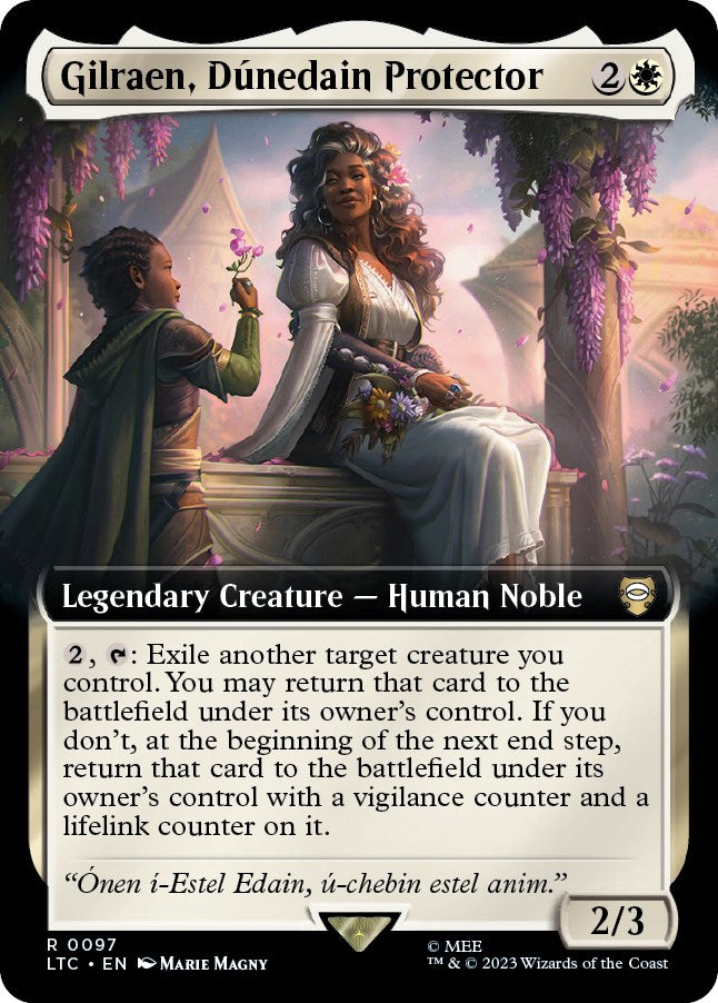 Gilraen, Dunedain Protector (Extended Art) [The Lord of the Rings: Tales of Middle-Earth Commander] | Good Games Morley