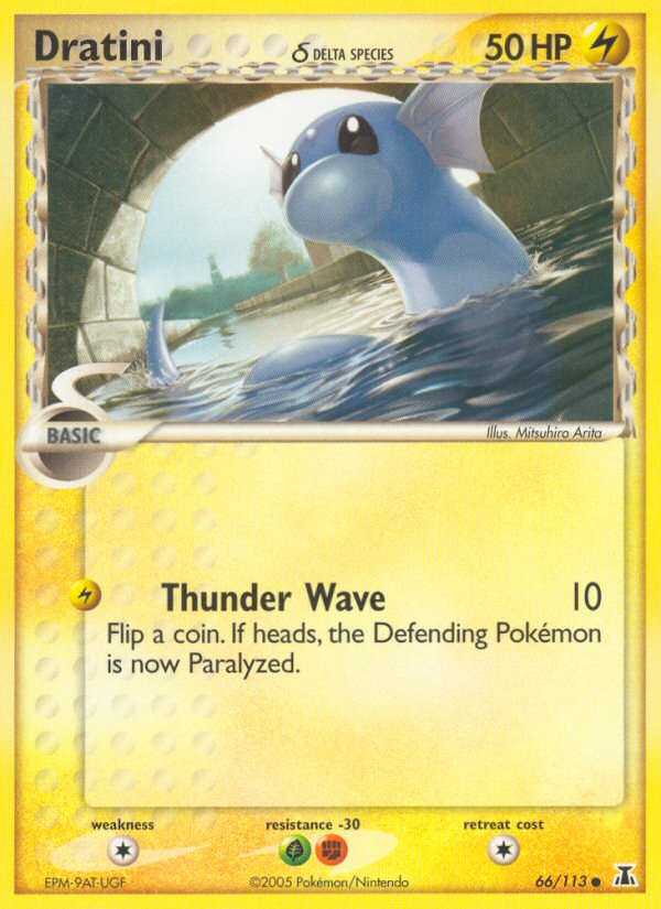 Dratini (66/113) (Delta Species) [EX: Delta Species] | Good Games Morley
