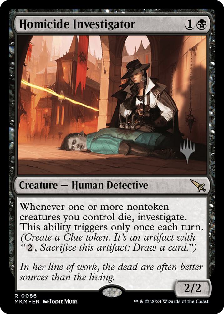 Homicide Investigator 86p/182 (Promo Pack: Murders at Karlov Manor)  - Foil | Good Games Morley