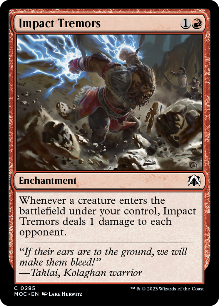 Impact Tremors [March of the Machine Commander] | Good Games Morley