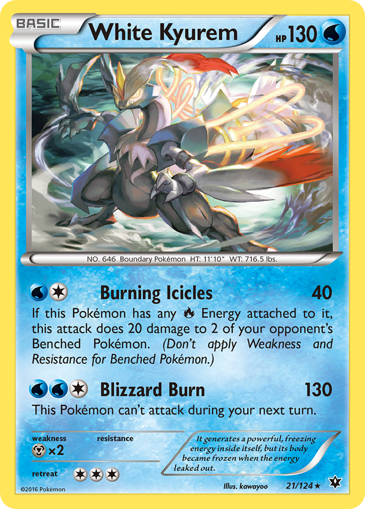 White Kyurem (21/124) [XY: Fates Collide] | Good Games Morley