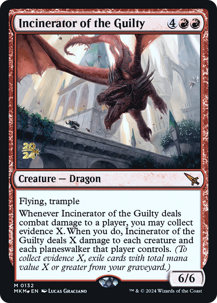Incinerator of the Guilty [Murders at Karlov Manor Prerelease Promos] | Good Games Morley