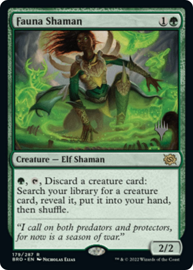 Fauna Shaman (Promo Pack) [The Brothers' War Promos] | Good Games Morley