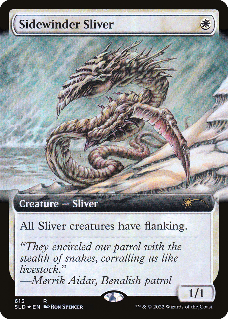 Sidewinder Sliver (Extended Art) [Secret Lair Drop Promos] | Good Games Morley