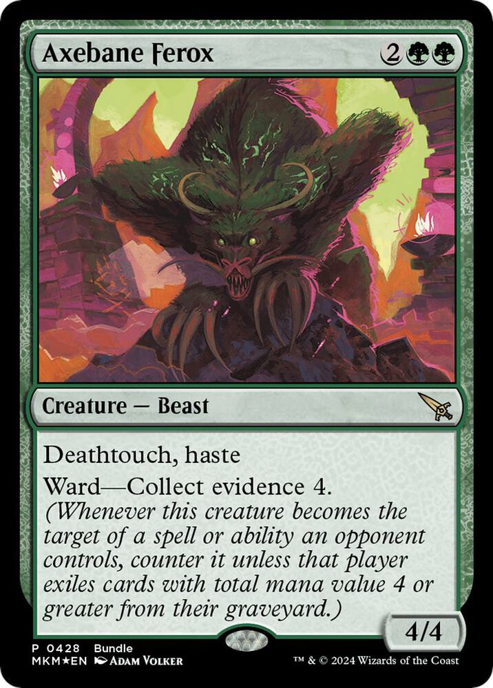 Axebane Ferox MKM Bundle 428 (Unique and Miscellaneous Promos)  - Foil | Good Games Morley
