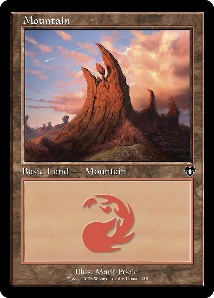 Mountain (448) (Retro) [Commander Masters] | Good Games Morley