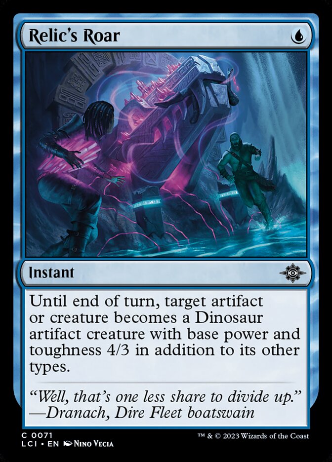 Relic's Roar 71/291 (The Lost Caverns of Ixalan)  - Foil | Good Games Morley