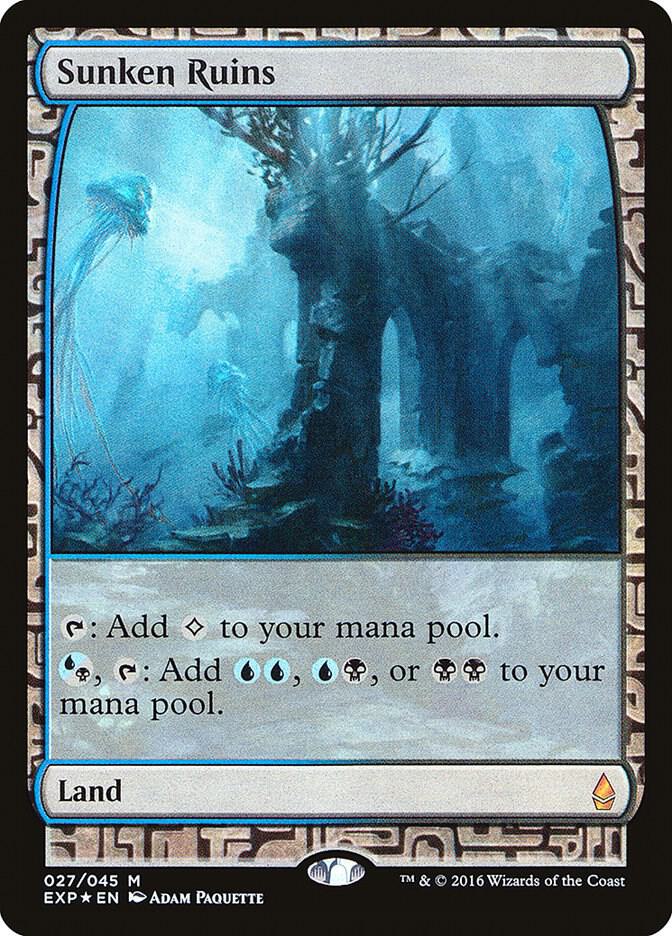 Sunken Ruins 27/45 (Zendikar Expeditions)  - Foil | Good Games Morley