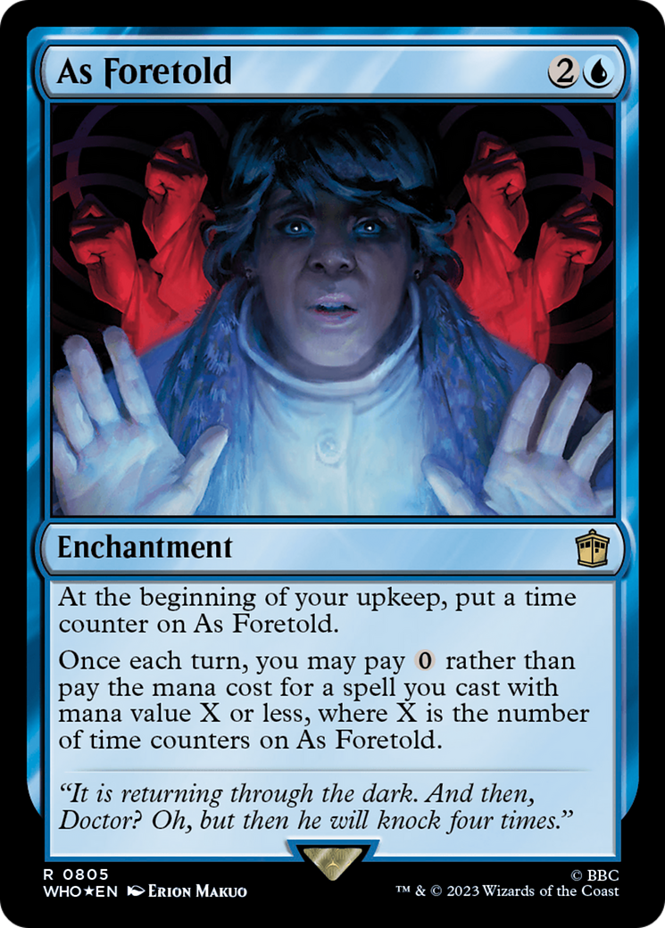 As Foretold (Surge Foil) [Doctor Who] | Good Games Morley