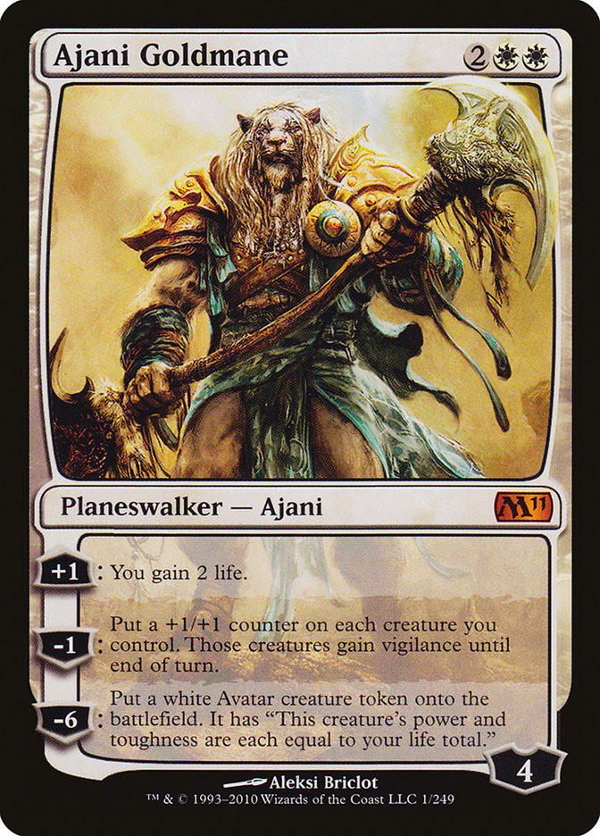 Ajani Goldmane 1 (Magic 2011 (M11))  | Good Games Morley