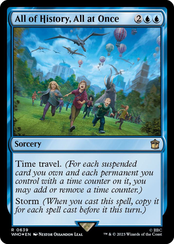 All of History, All at Once 639/331 (Universes Beyond: Doctor Who)  - Surge Foil | Good Games Morley