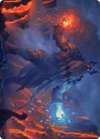 Aegar, the Freezing Flame Art Card [Kaldheim Art Series] | Good Games Morley