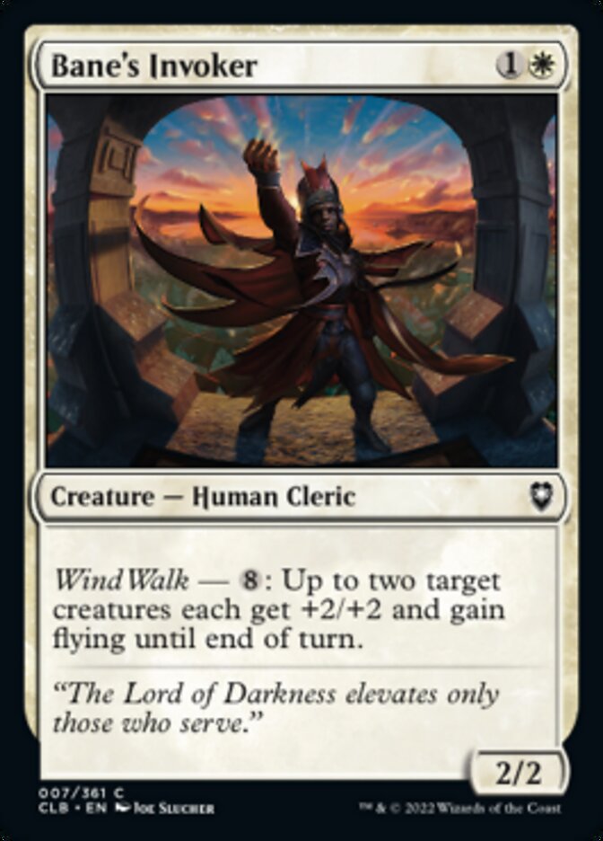 Bane's Invoker [Commander Legends: Battle for Baldur's Gate] | Good Games Morley