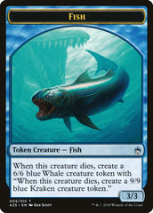 Fish // Kraken Double-Sided Token [Masters 25 Tokens] | Good Games Morley