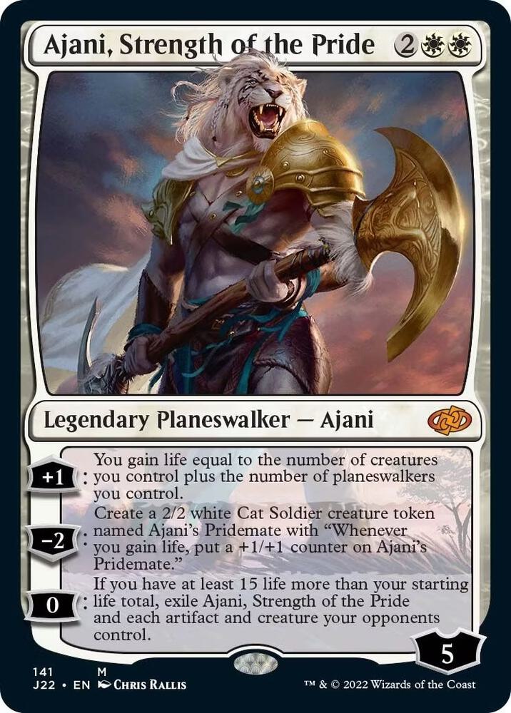 Ajani, Strength of the Pride 141 (Jumpstart 2022)  | Good Games Morley