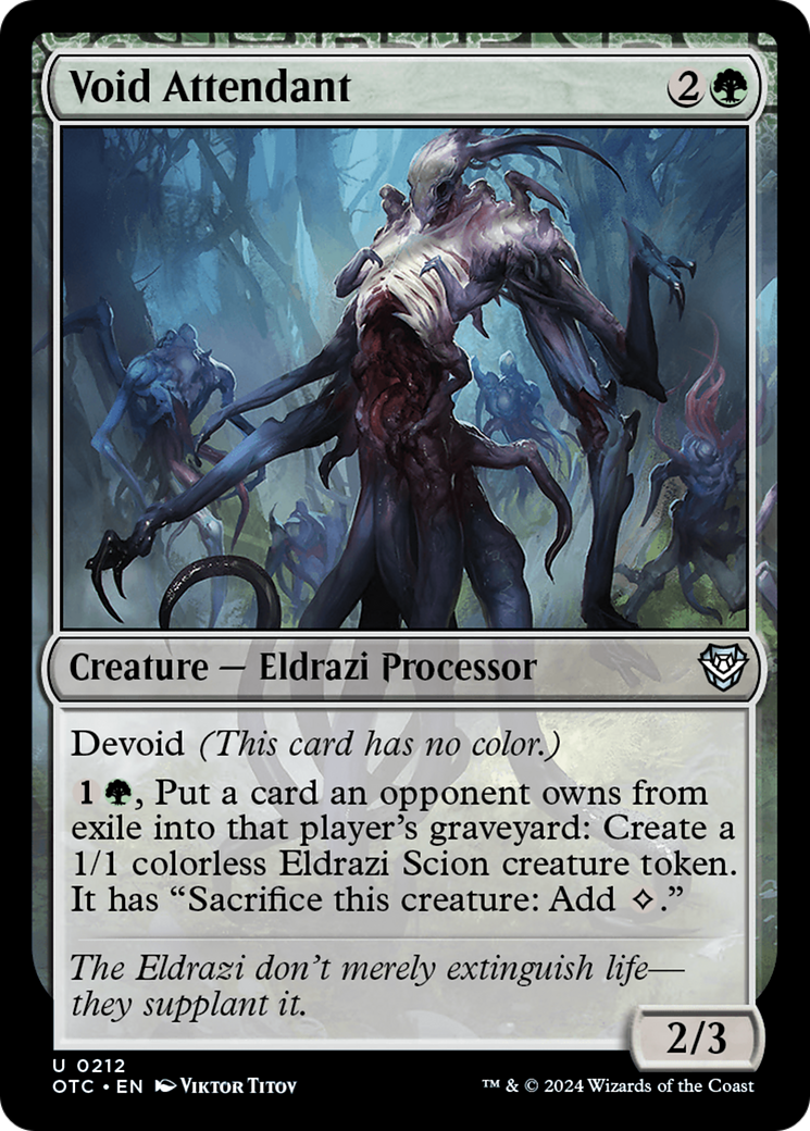 Void Attendant [Outlaws of Thunder Junction Commander] | Good Games Morley