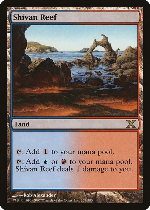Shivan Reef 357/383 (10th Edition)  - Foil | Good Games Morley