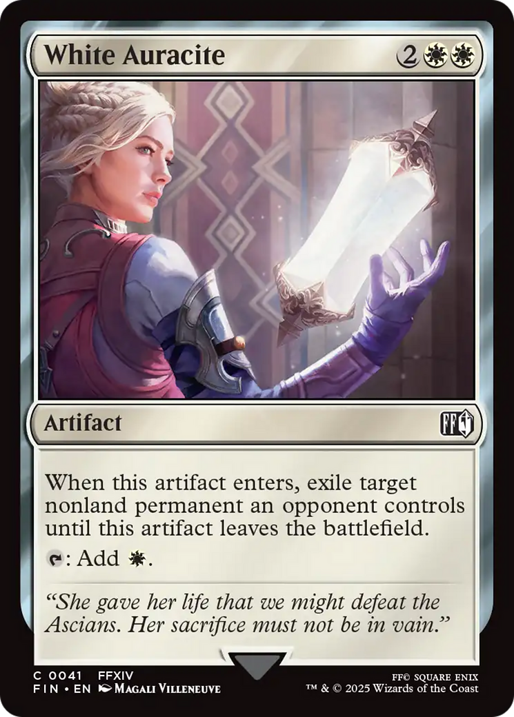 White Auracite [FINAL FANTASY] | Good Games Morley