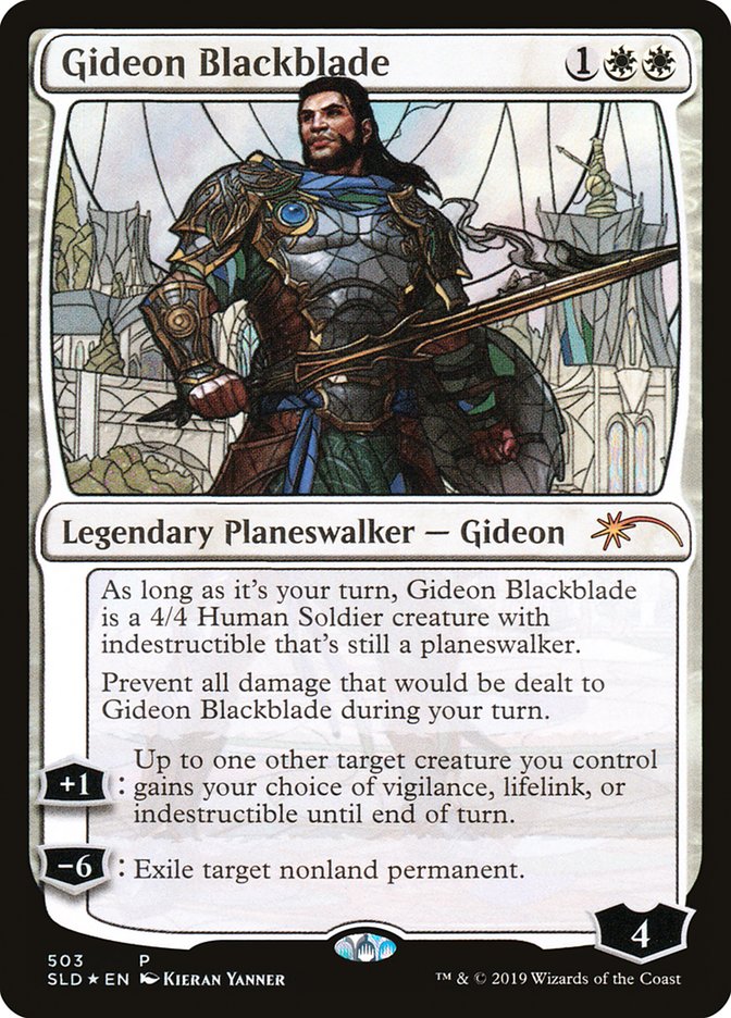 Gideon Blackblade (Stained Glass) [Secret Lair Drop Promos] | Good Games Morley