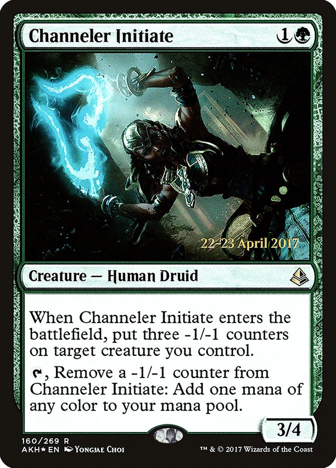Channeler Initiate [Amonkhet Prerelease Promos] | Good Games Morley