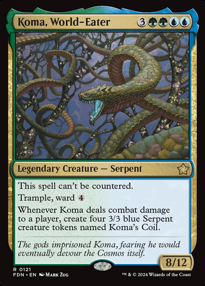 Koma, World-Eater 121/291 (Foundations)  | Good Games Morley