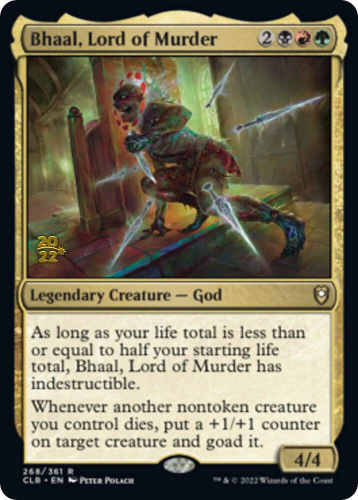 Bhaal Lord of Murder 268s/108 (Prerelease Cards)  - Foil | Good Games Morley