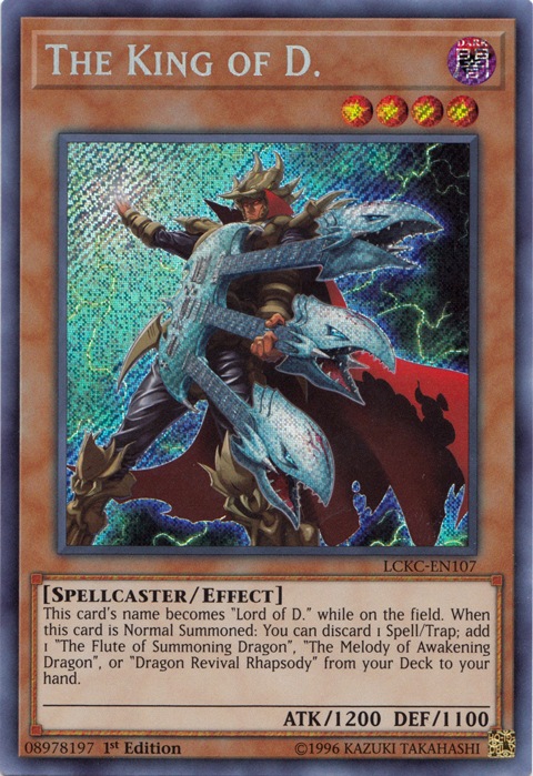 The King of D. [LCKC-EN107] Secret Rare | Good Games Morley