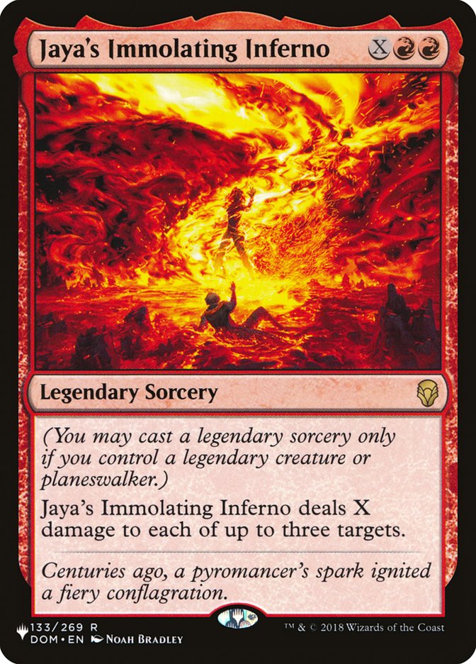 Jaya's Immolating Inferno [The List] | Good Games Morley