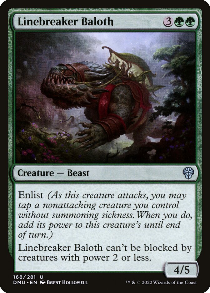 Linebreaker Baloth 168/281 (Dominaria United)  - Foil | Good Games Morley
